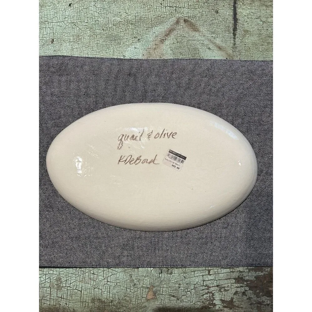 K DeBord The quail And Olive Platter